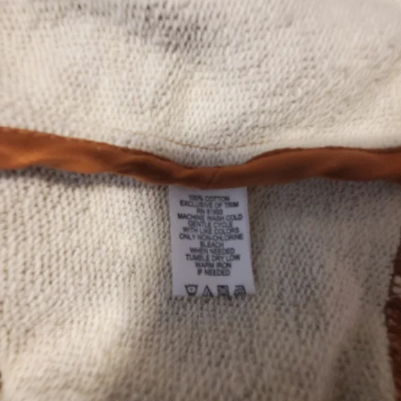 Isaac Mizrahi Size L Giraffe print double gold button 100% Cotton jacket - Picture 10 of 10